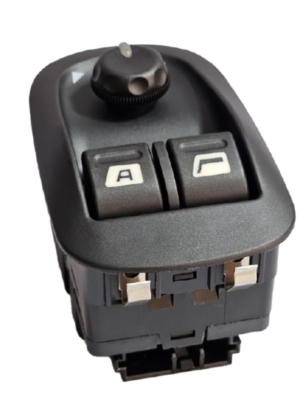 کلید شیشه بالابر پژو۲۰۶تیپ ۵ دوسوکت قدرتی ایمن تک